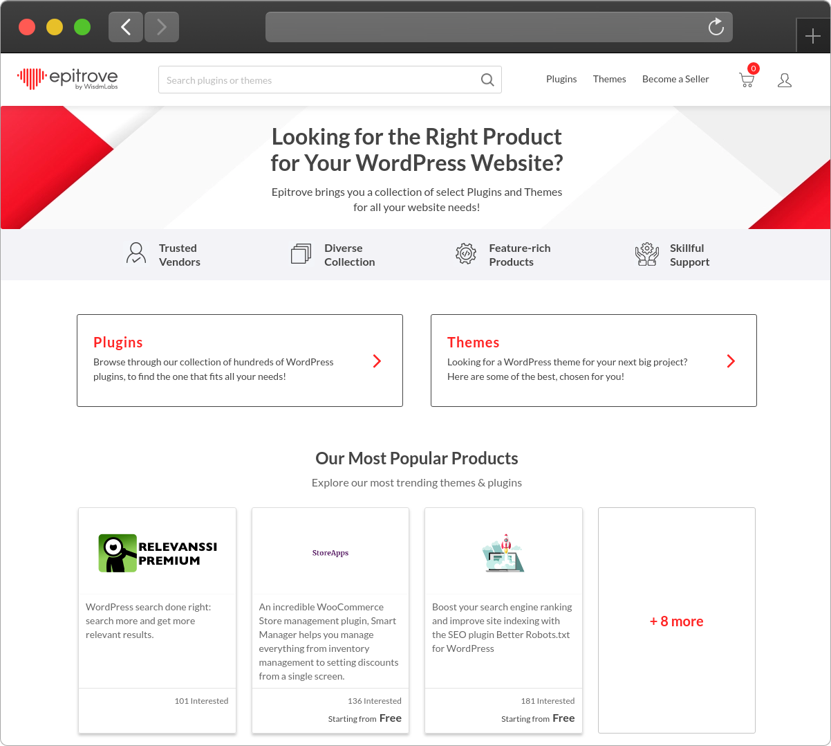 Epitrove Homepage
